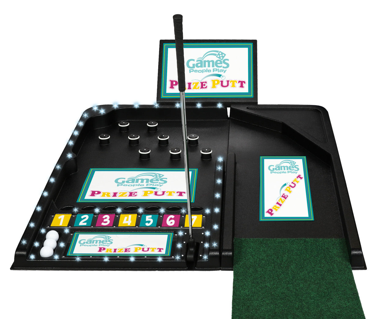 Prize Putt Customizable Game with Lights Trade Show Party Events