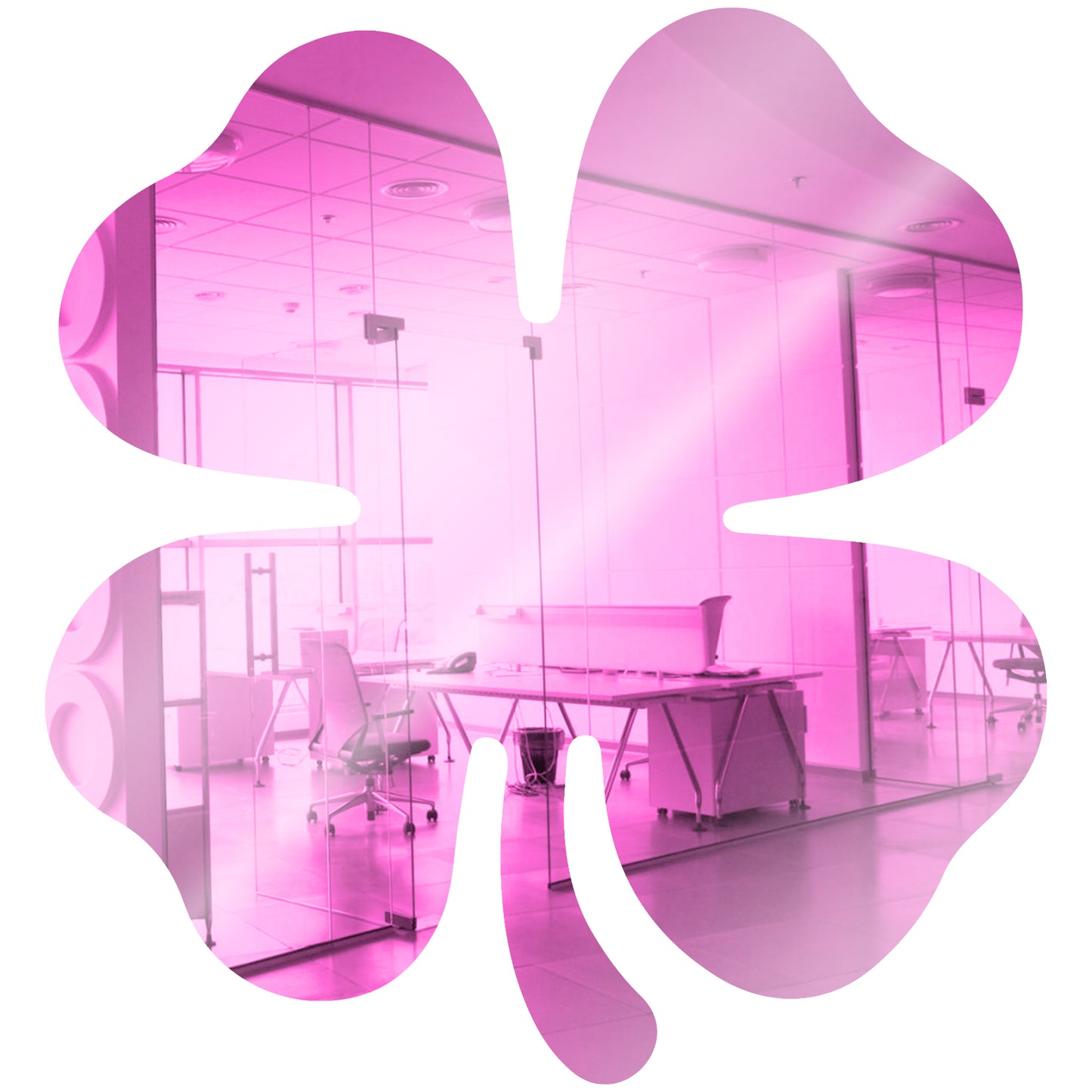 25 Pack Shamrock Shape Acrylic Mirror Tiles Crafts Select Color