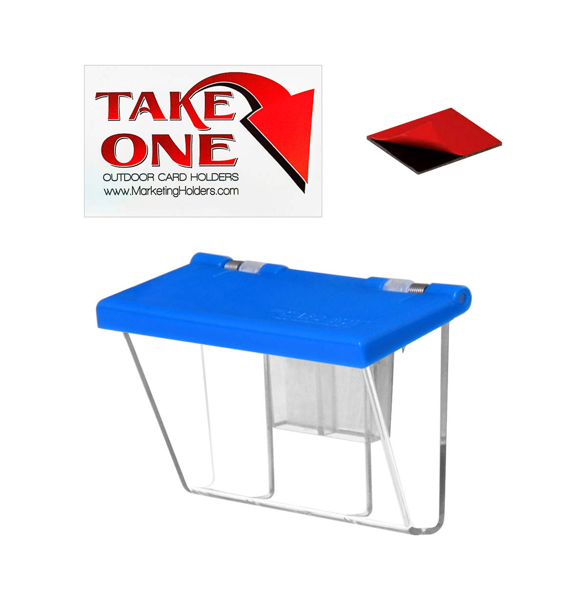 Outdoor Vehicle Business Card Holder Stick On Advertising Box