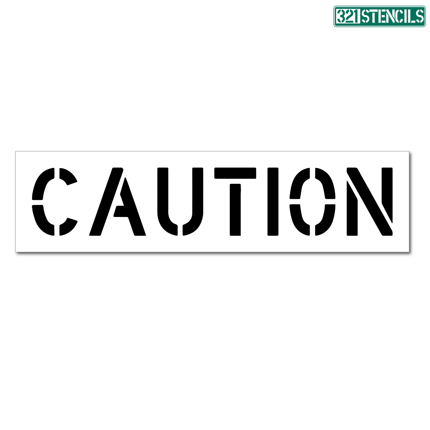 CAUTION Stencil Parking Lot Template for Parking Lots