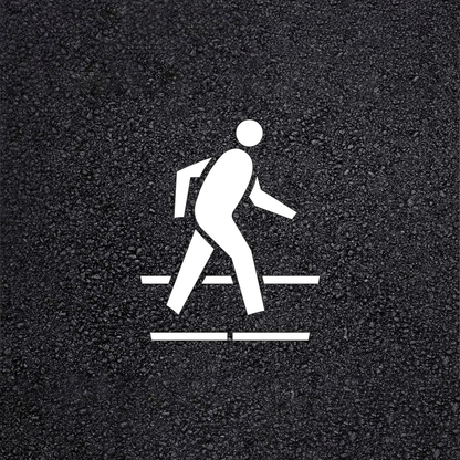 Pedestrian Walkway Stencil for Pavement Marking