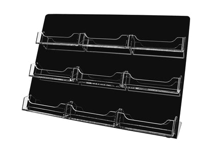 9 Pocket Business Card Display Slant Back Style Holder