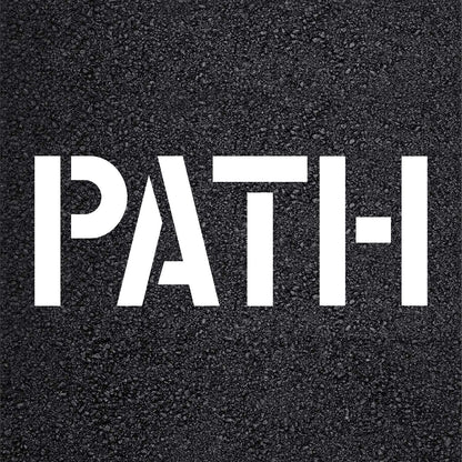 PATH Stencil for Bike Ways and Lanes