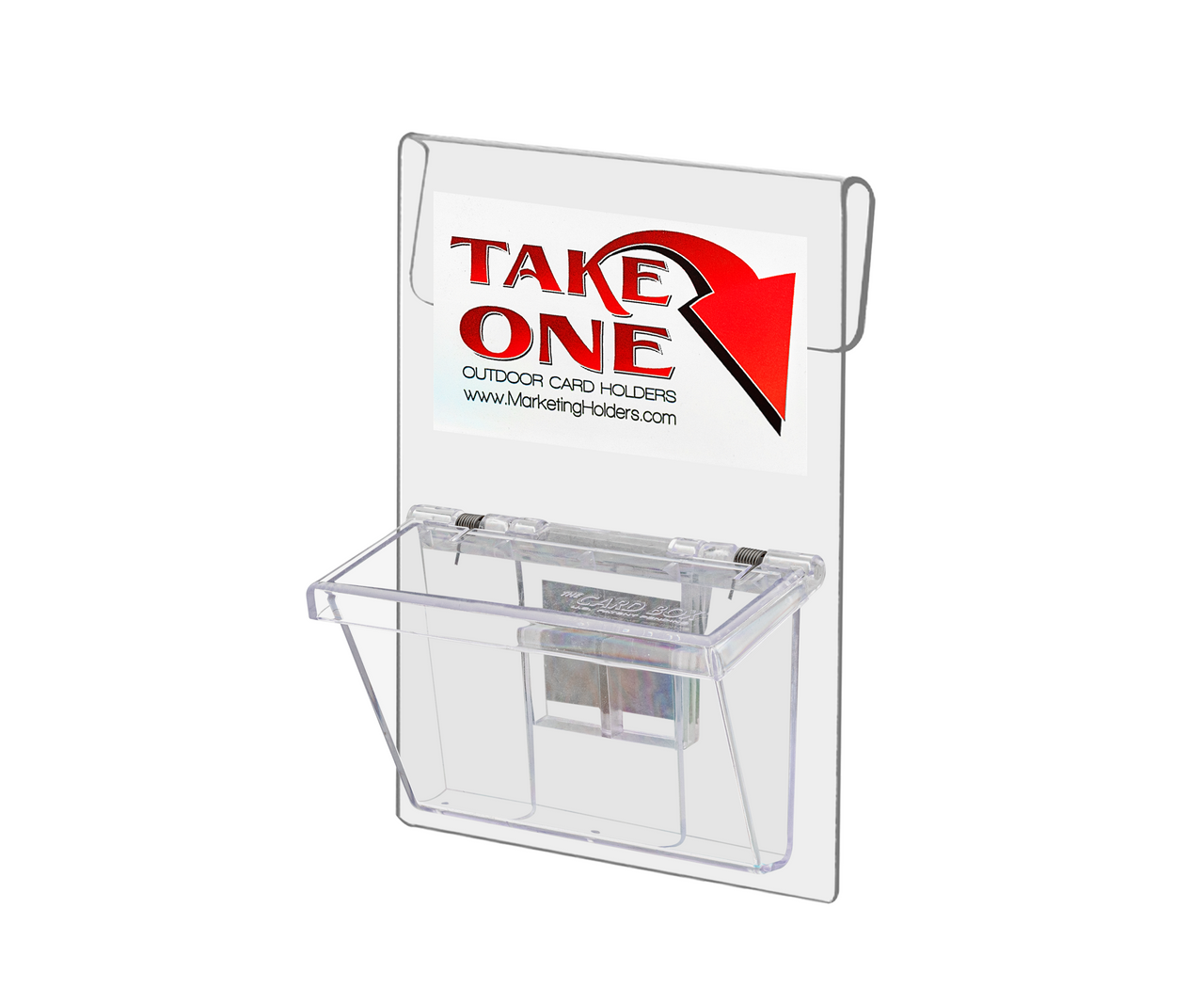 Vehicle Outdoor Business Card Bin with Large Window Hook