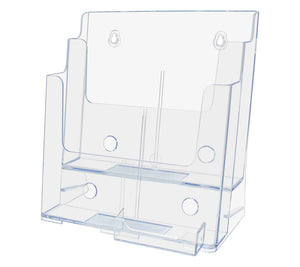Brochure Holder for Magazines with Card Pocket