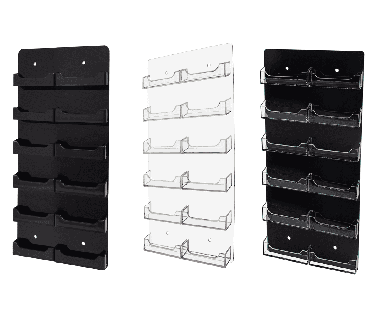 Realy Card Racks 12 Pocket Hanging Business and Gift Card Rack – 321 Plastics