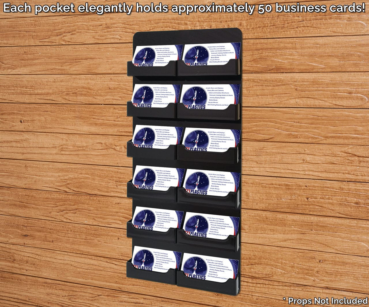 12 Pocket Hanging Business and Gift Card Rack