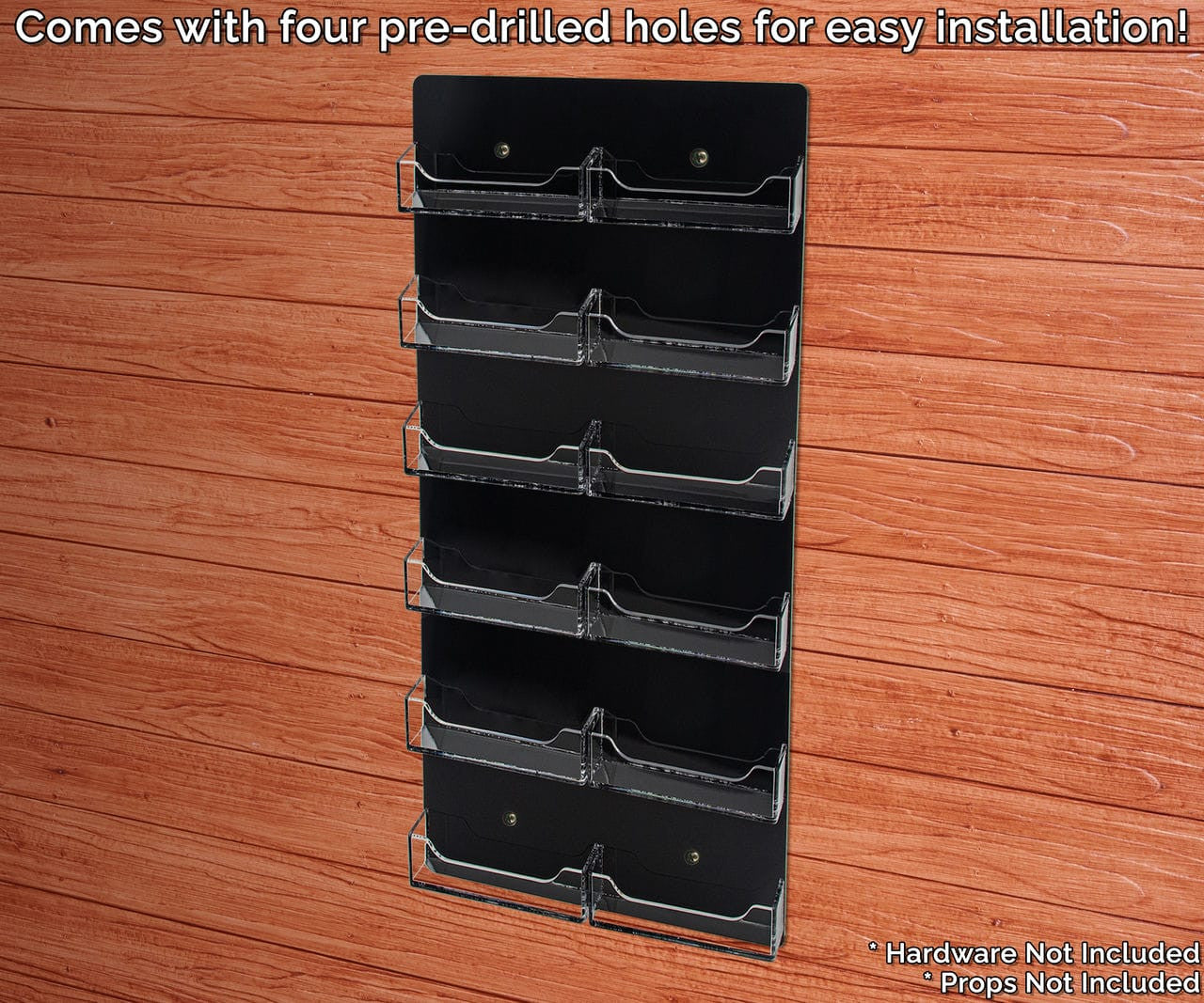 12 Pocket Hanging Business and Gift Card Rack