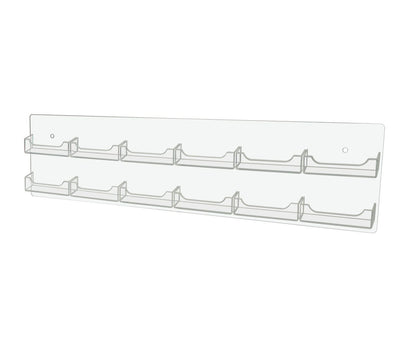 12 Pocket Wall Mount Business Card Holder