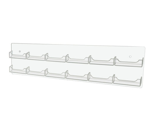 12 Pocket Wall Mount Business Card Holder