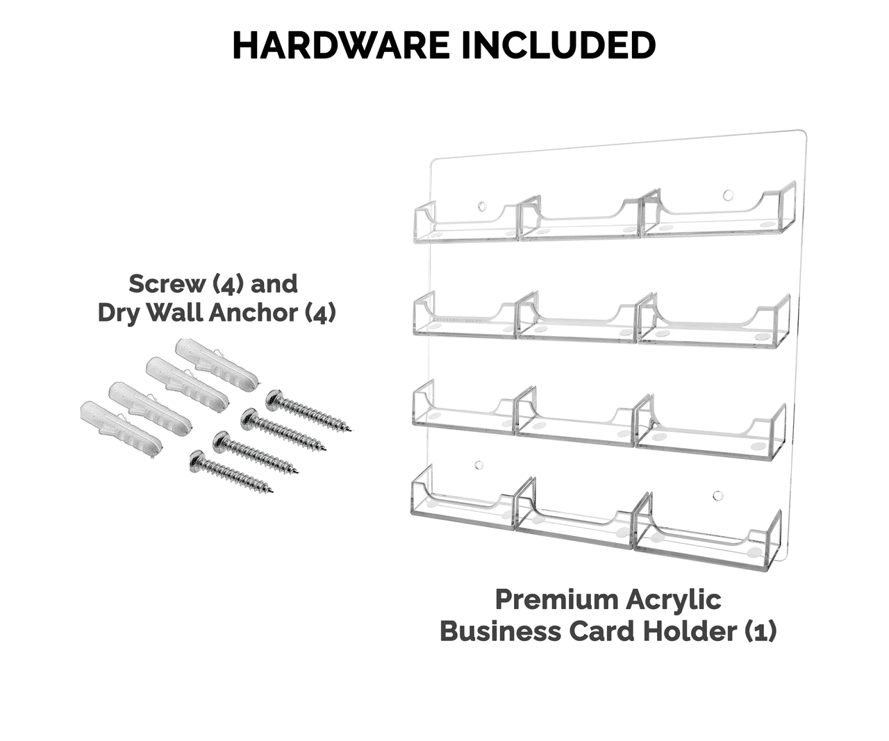 12 Pocket Hanging Business Card Holder