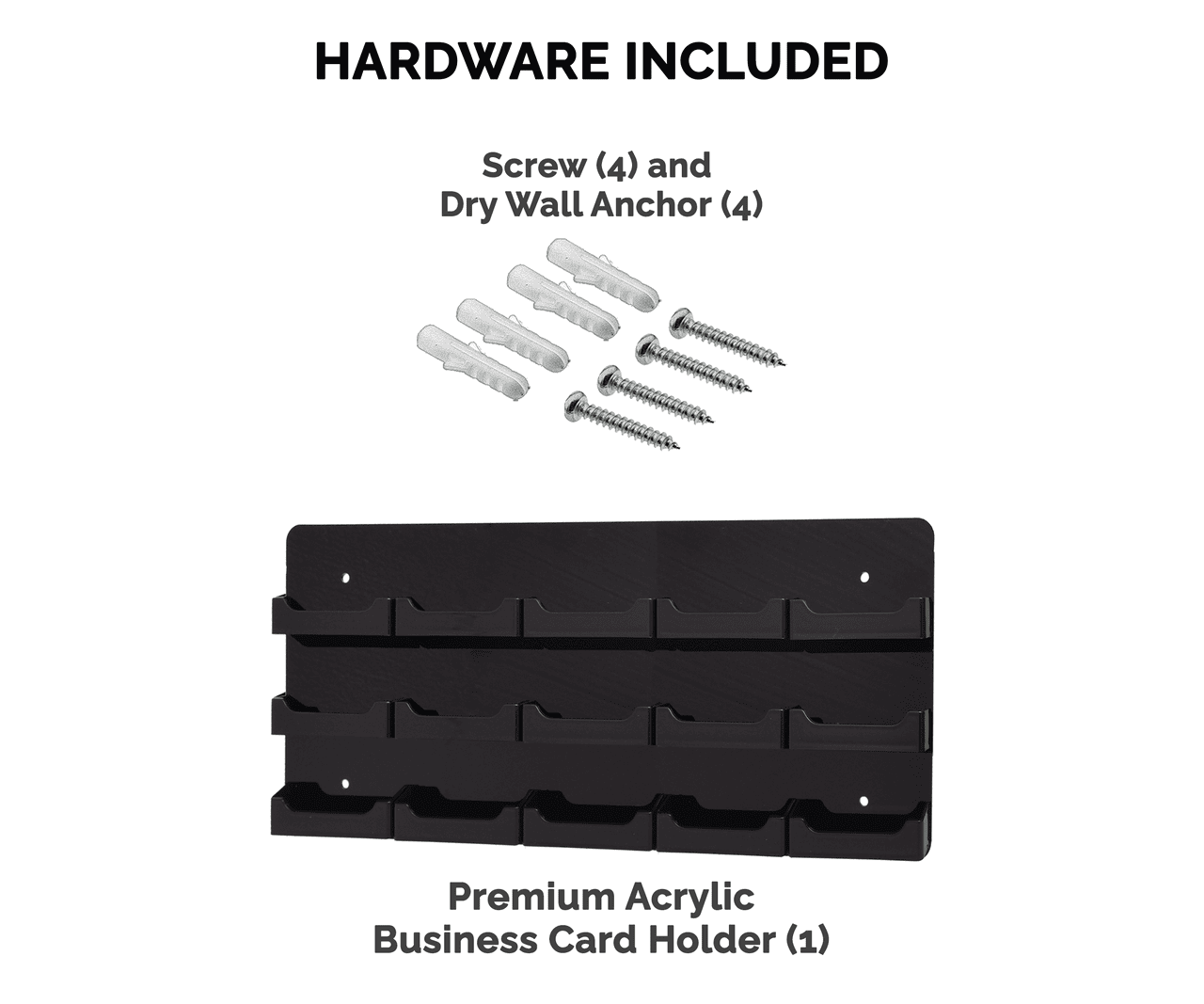 15 Pocket Hanging Business Card Holder