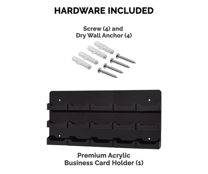 15 Pocket Hanging Business Card Holder