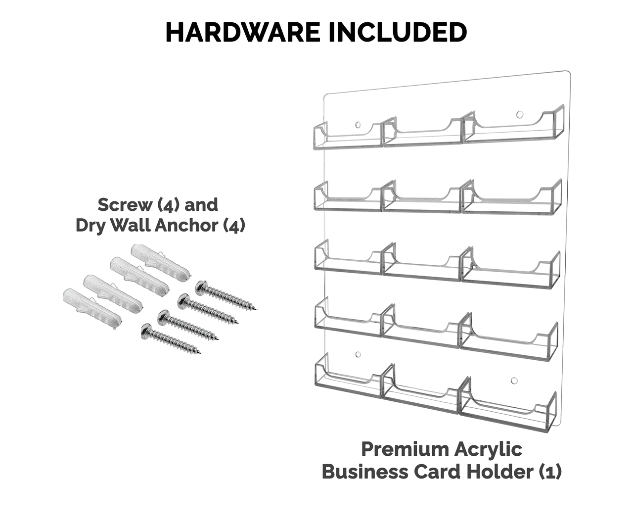 15 Pocket Hanging Business and Gift Card Holder