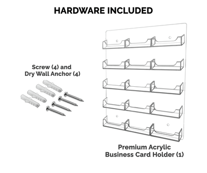15 Pocket Hanging Business and Gift Card Holder