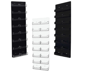 16 Pocket Wall Mount Business Card Holder