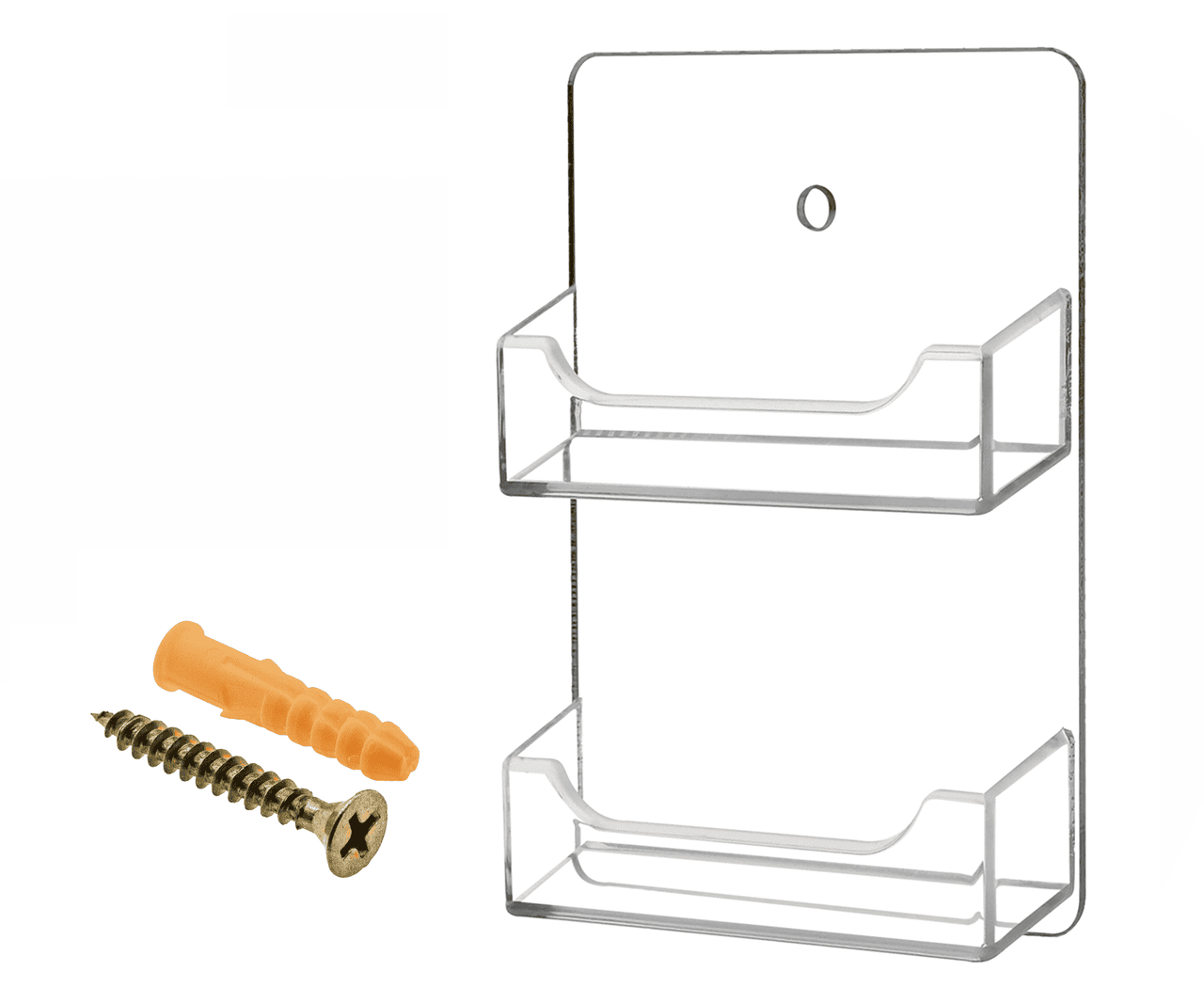 2 Pocket Hanging Business Card Holder