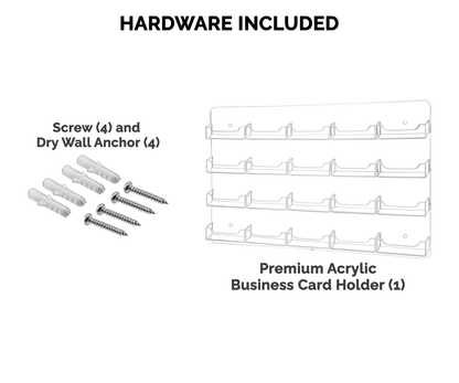 20 Pocket Hanging Business Card Holder