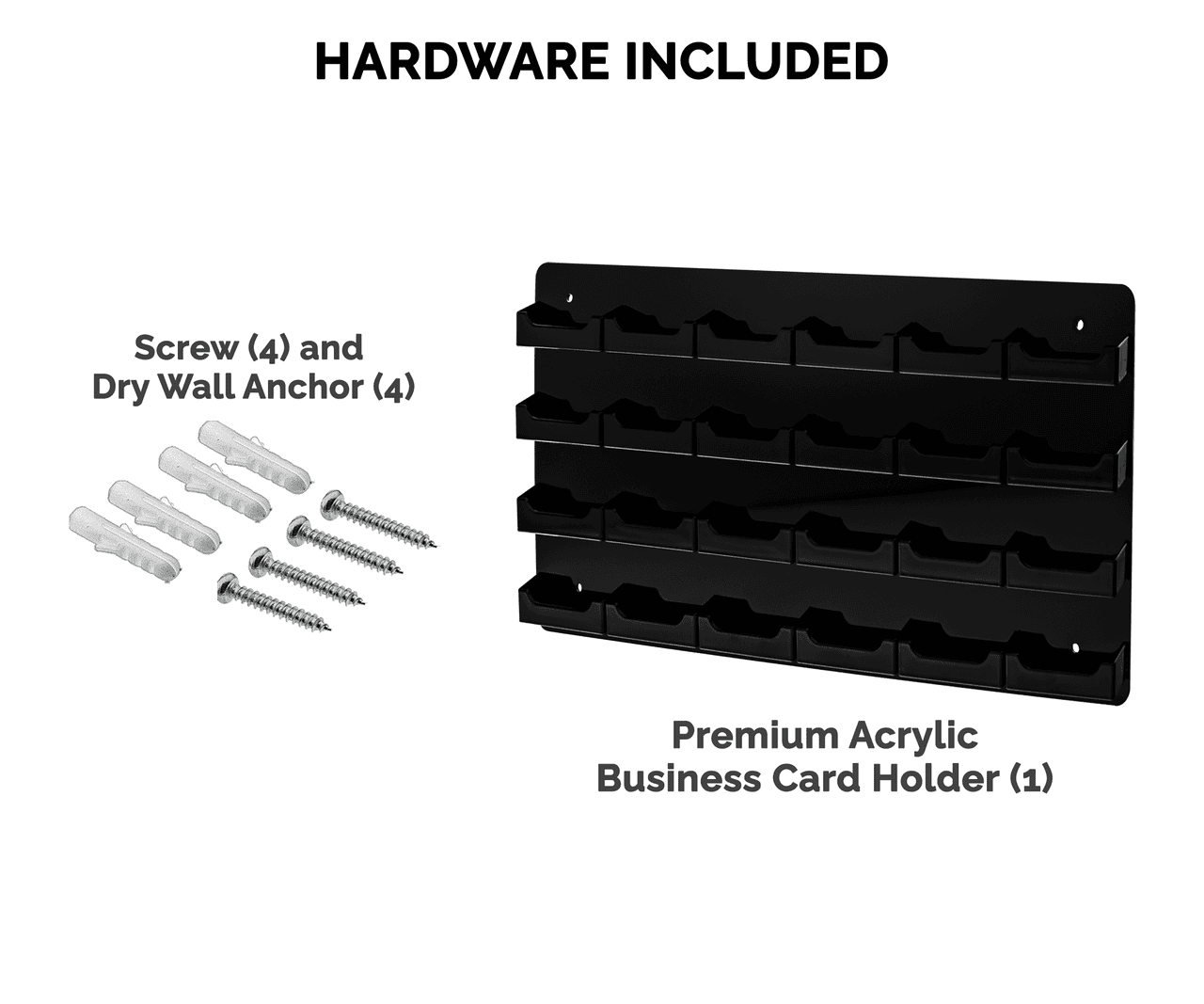 24 Pocket Hanging Business Card Holder