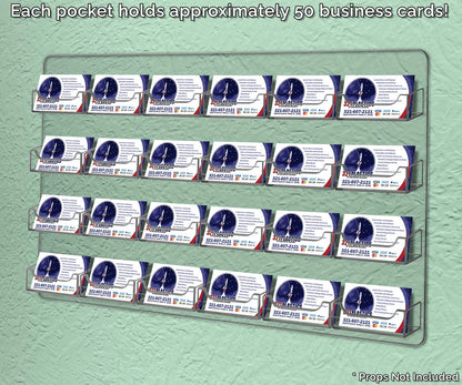24 Pocket Hanging Business Card Holder