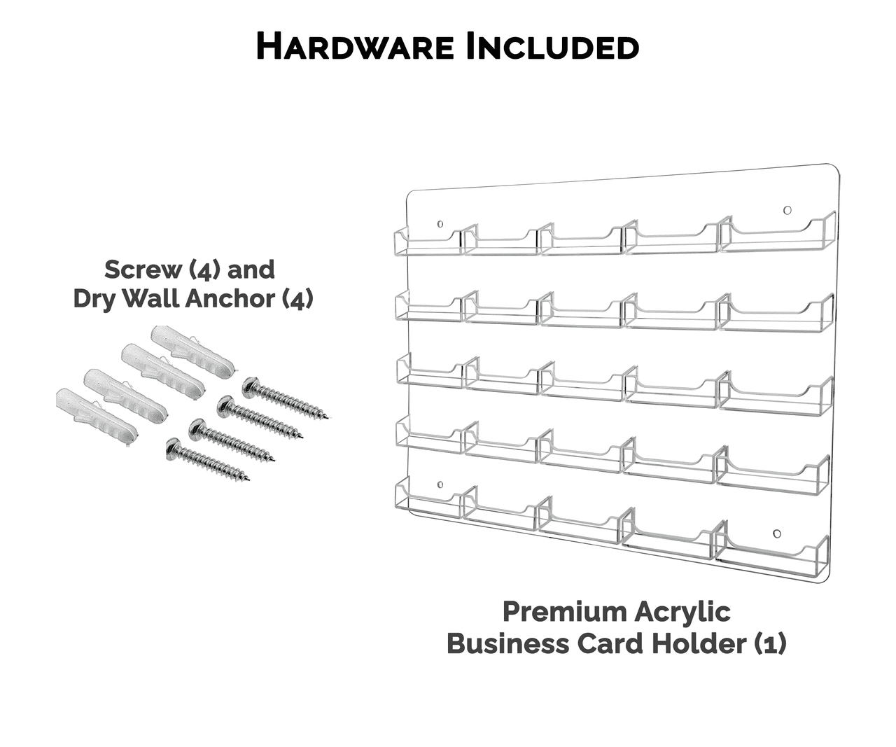 25 Pocket Hanging Business Card Holder