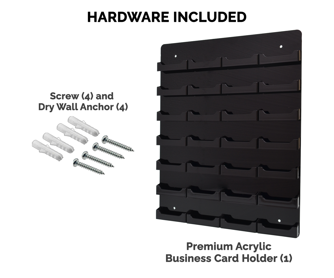 28 Pocket Hanging Business Card Holder