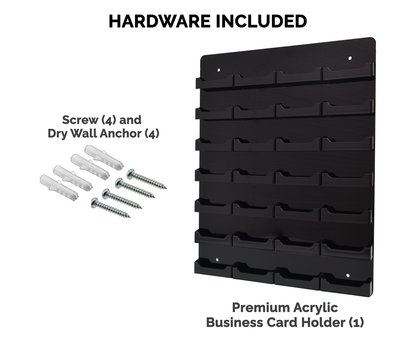 28 Pocket Hanging Business Card Holder