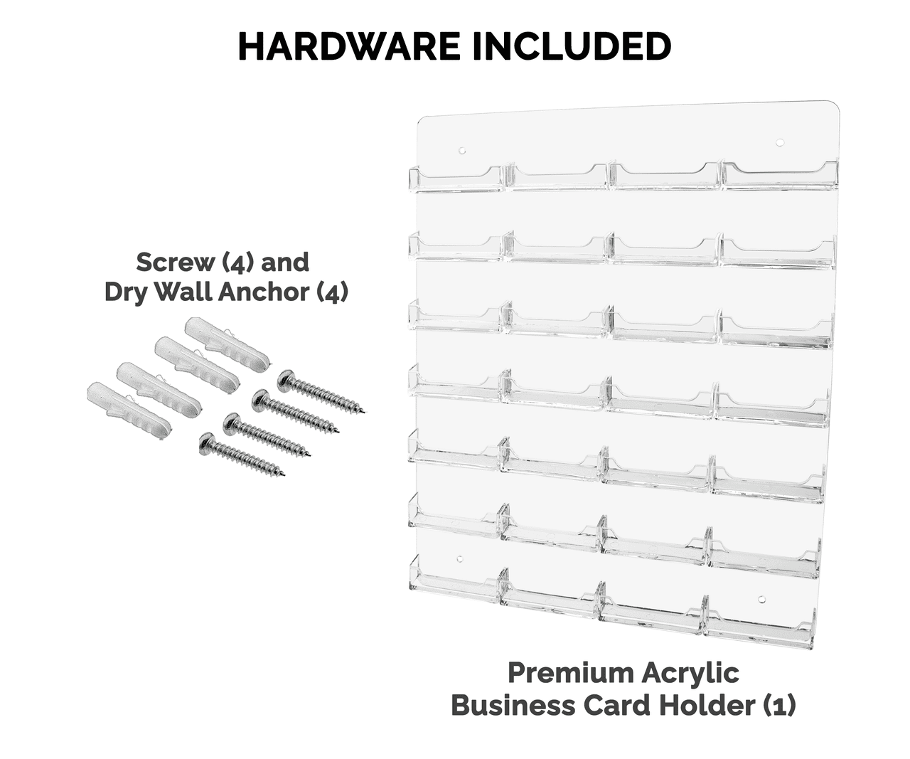 28 Pocket Hanging Business Card Holder