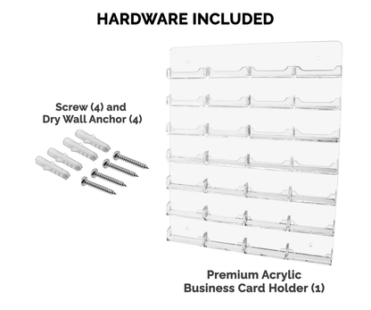 28 Pocket Hanging Business Card Holder