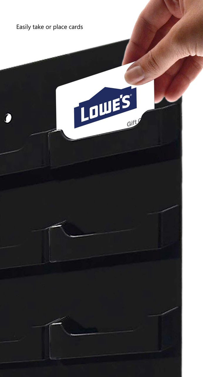 16 Pocket Wall Mount Business Card Holder