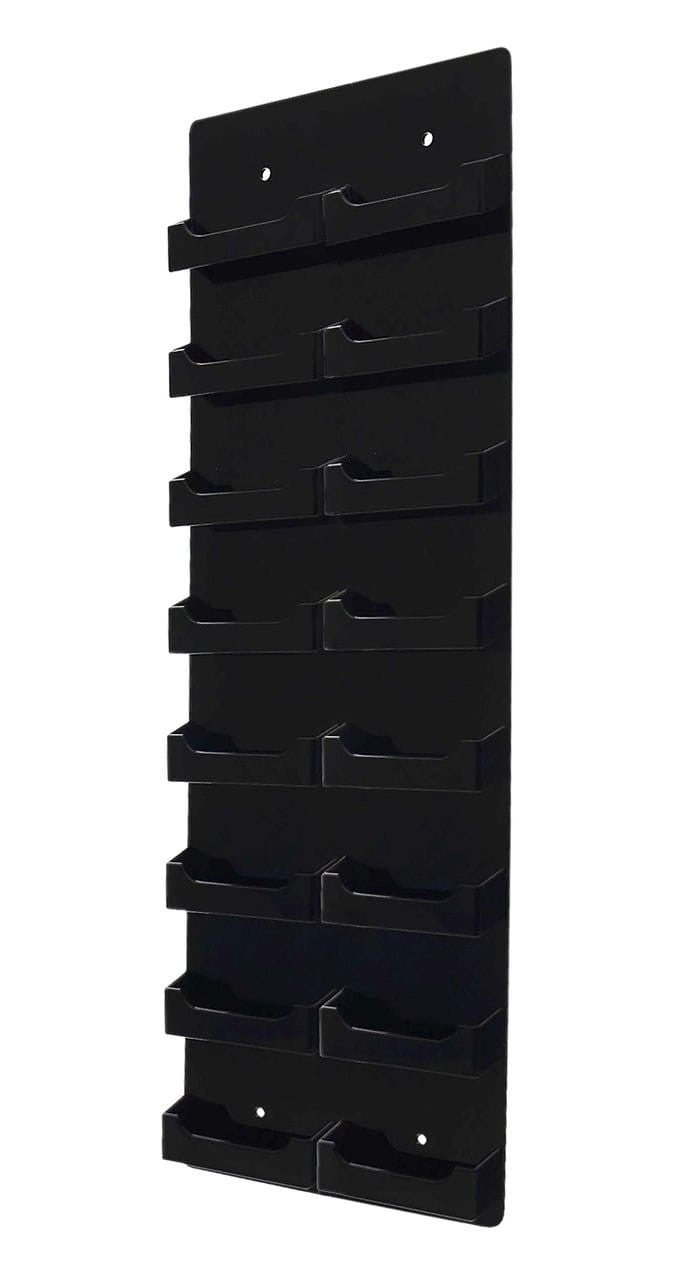 16 Pocket Wall Mount Business Card Holder