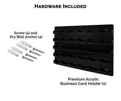 30 Pocket Hanging Business Card Holder