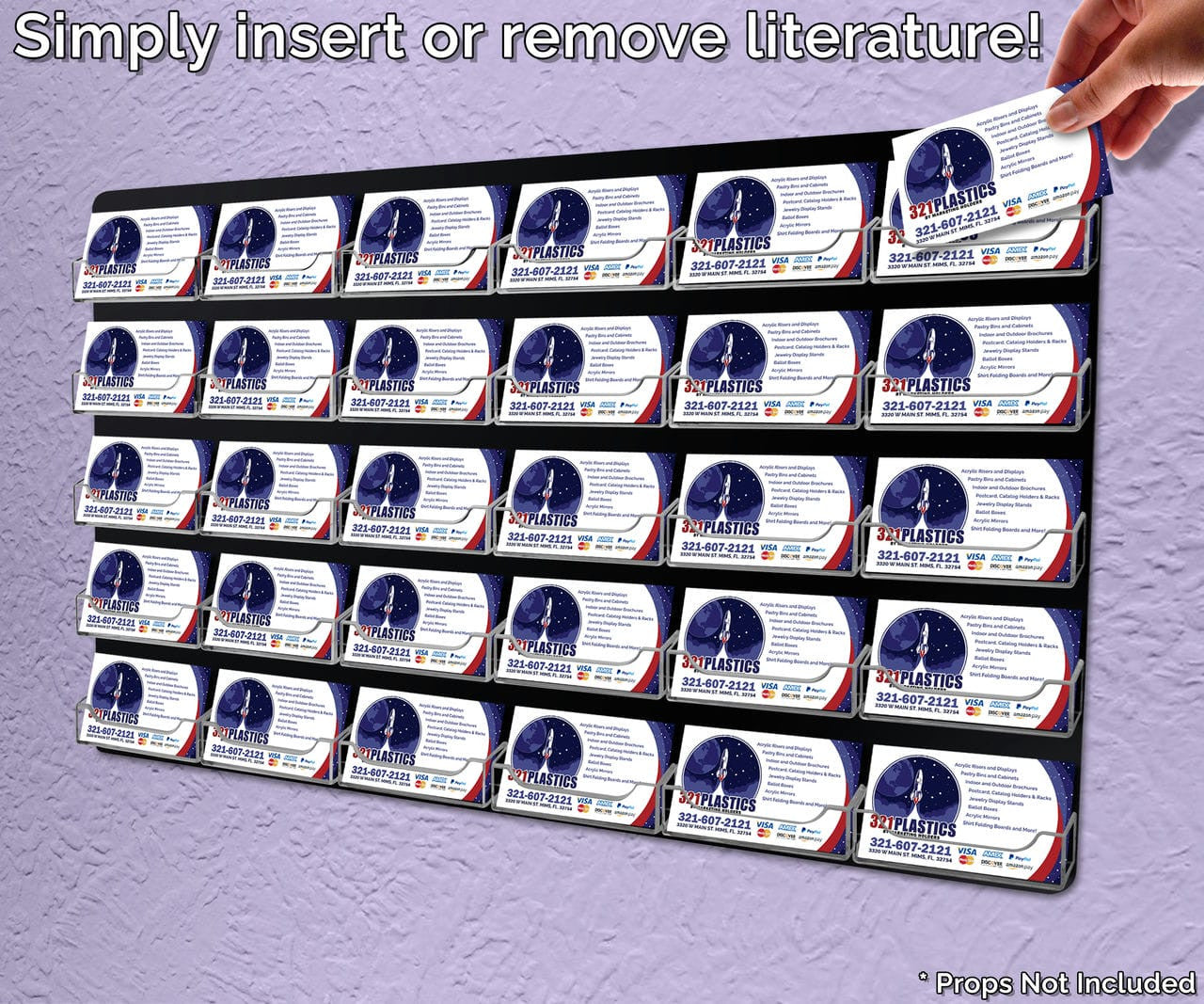 30 Pocket Hanging Business Card Holder