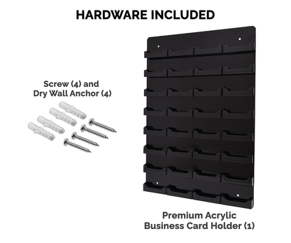 32 Pocket Hanging Business Card Holder