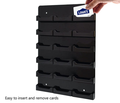 18 Pocket Hanging Business Card Holder