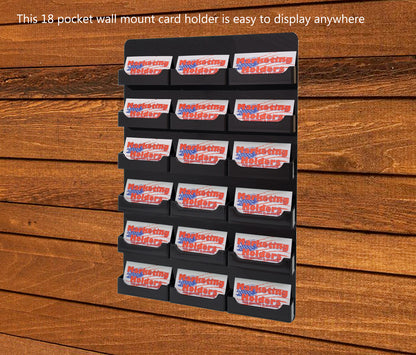 18 Pocket Hanging Business Card Holder