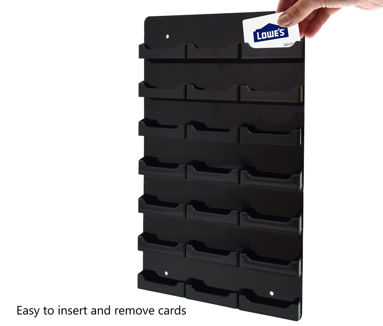 21 Pocket Hanging Business Card Holder