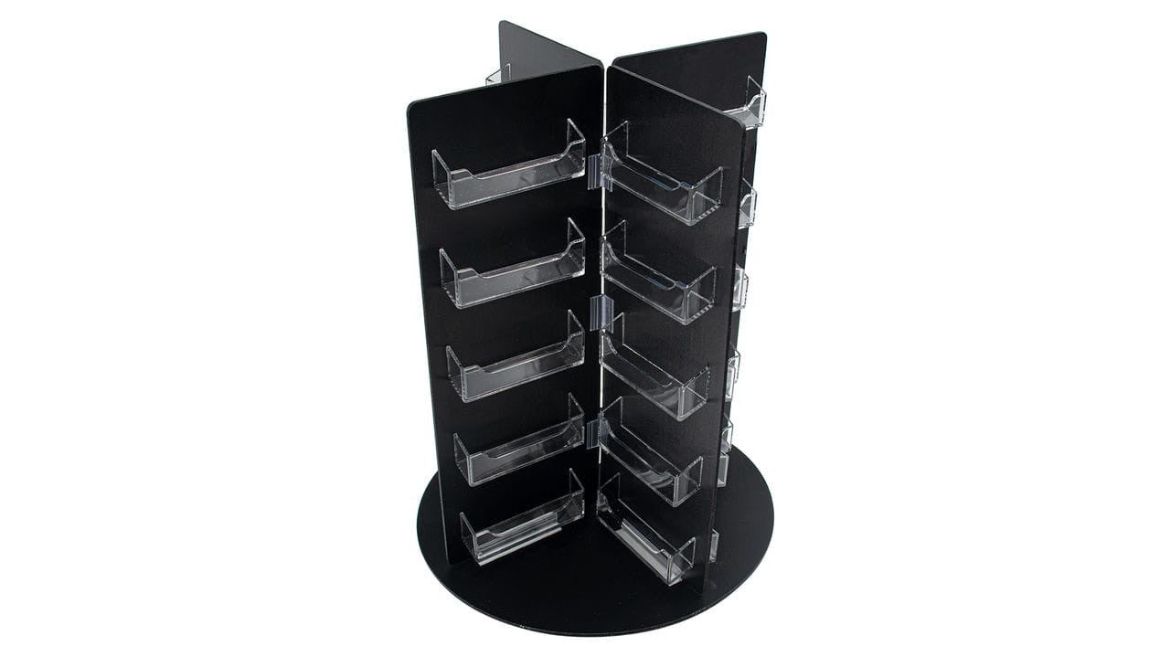 Business Card Holder 40 Pocket Rotating Countertop Display