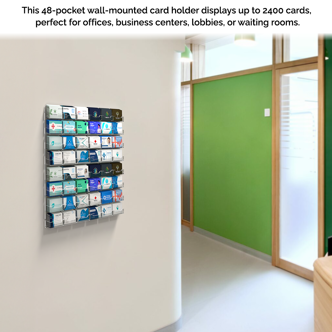 48 Pocket Hanging Business Card Holder