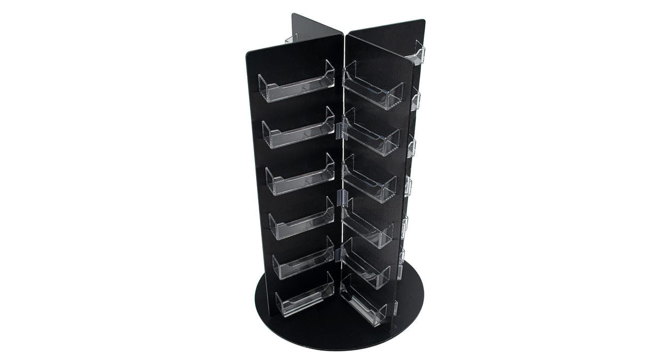 48 Pocket Business Card Rotating Tower Tabletop Display Stand