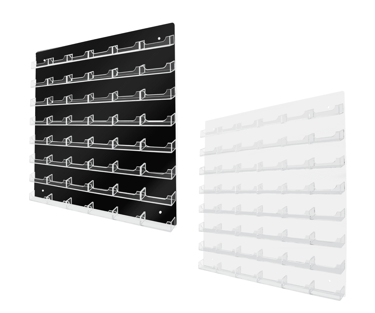 48 Pocket Wall Mount Business Card Holder Lightweight Rack