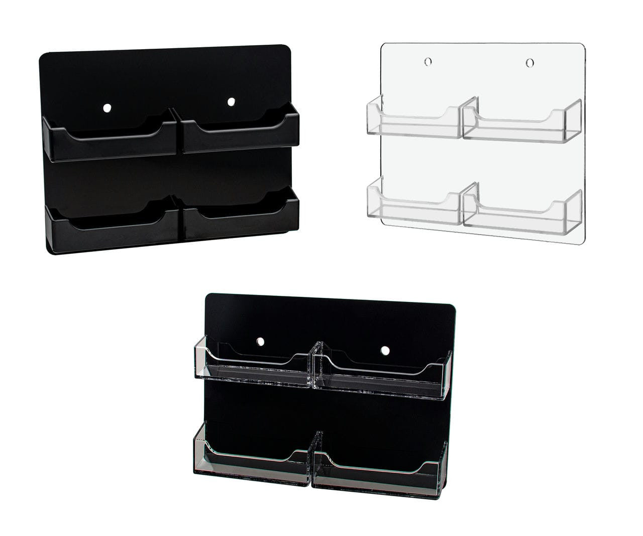 4 Pocket Hanging Business Card Holder