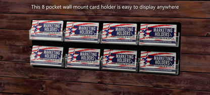 8 Pocket Hanging Business Card Holder