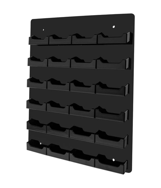 24 Pocket Wall Mount Business Card Holder