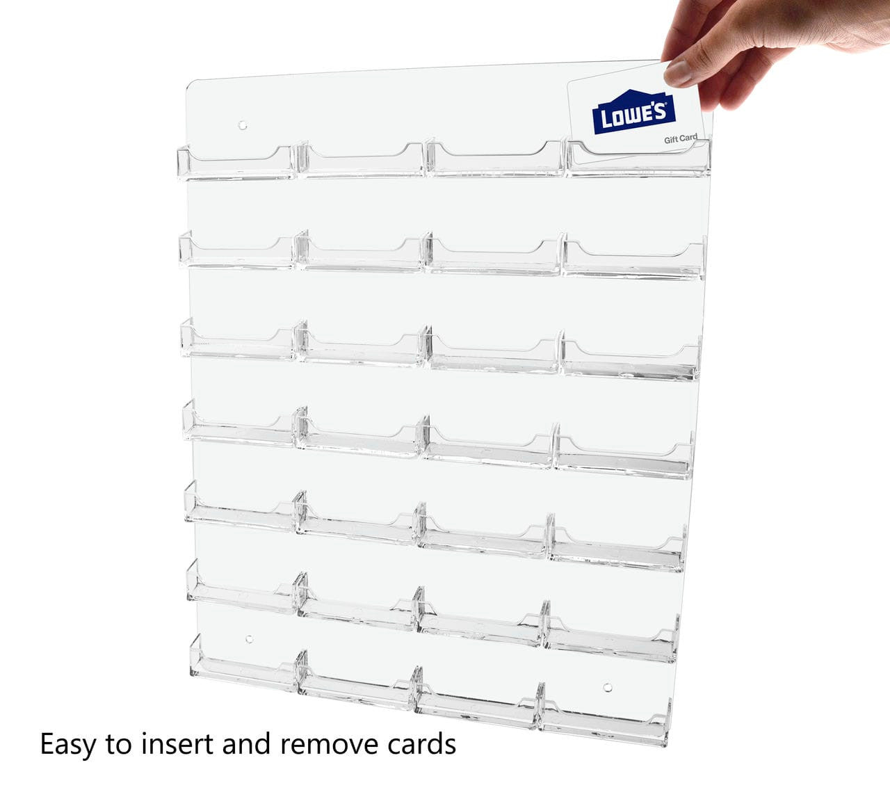 28 Pocket Hanging Business Card Holder