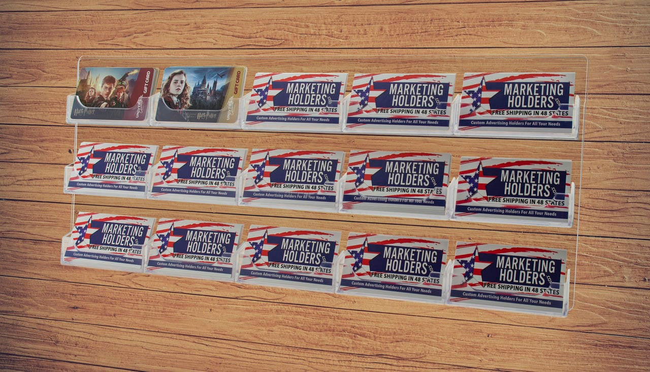 15 Pocket Hanging Business Card Holder