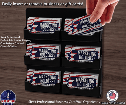 6 Pocket Hanging Business and Gift Card Holder