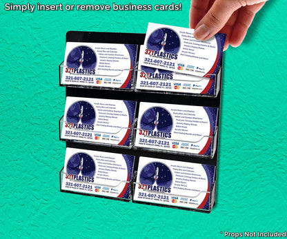 6 Pocket Hanging Business and Gift Card Holder