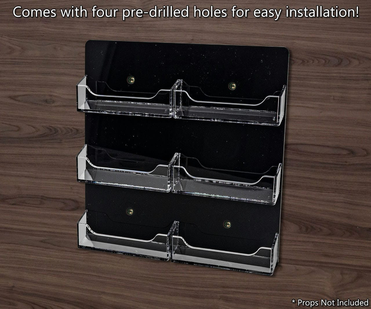 6 Pocket Hanging Business and Gift Card Holder