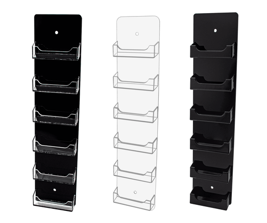 6 Pocket Hanging Business Card Holder